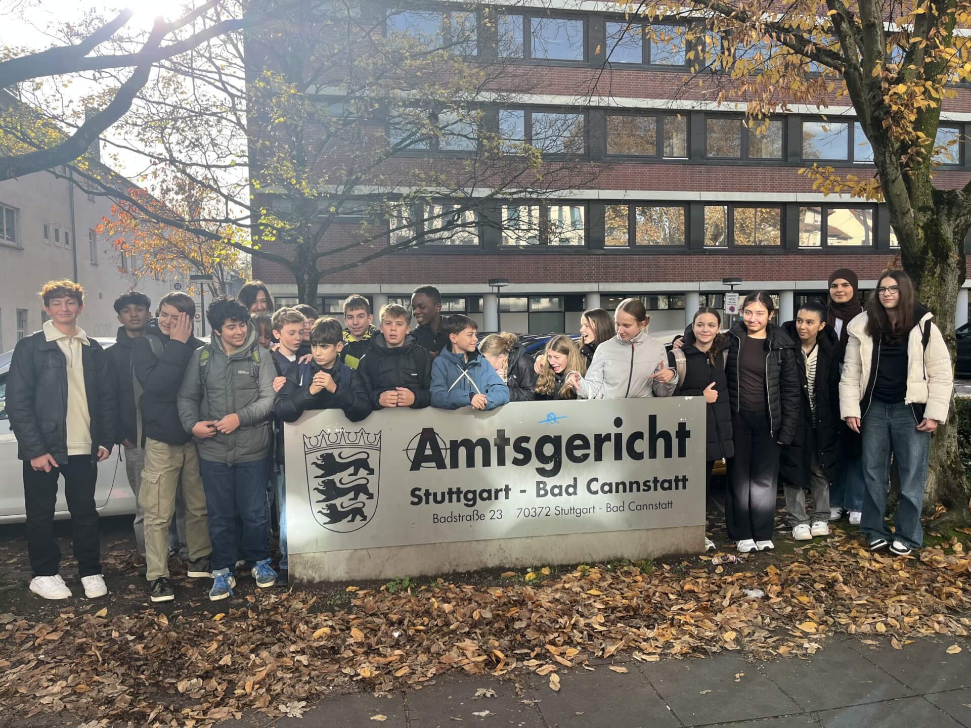 Besuch im Amtsgericht Bad-Cannstatt